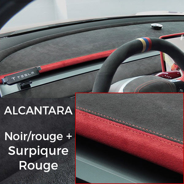 Planche de bord Alcantara®<br> Tesla Model 3 - Model Sport