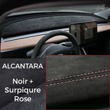 Planche de bord Alcantara®<br> Tesla Model 3 - Model Sport