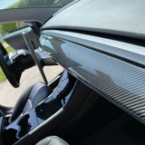 Insert tableau de bord carbone<br> Tesla Model 3 - Y - Model Sport