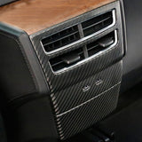 Garniture ventilation arrière carbone<br> Tesla Model S - X - Model Sport