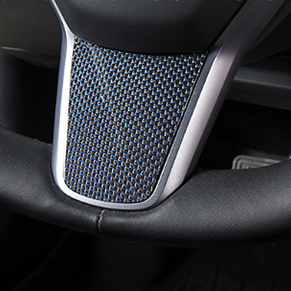 Insert volant carbone<br> Tesla Model 3 - Y - Model Sport