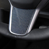 Insert volant carbone<br> Tesla Model 3 - Y - Model Sport