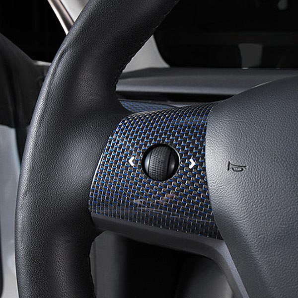 Insert volant carbone<br> Tesla Model 3 - Y - Model Sport
