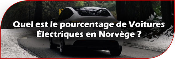 Quel est le pourcentage de voiture électrique en Norvège ?