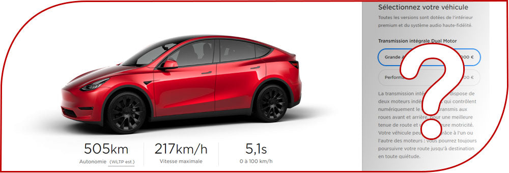 Tesla Model Y, quel prix ?