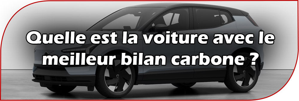 Quelle est la voiture avec le meilleur bilan carbone ?