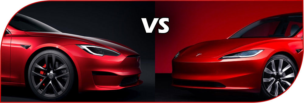 Tesla Model S vs Model 3 : comparatif