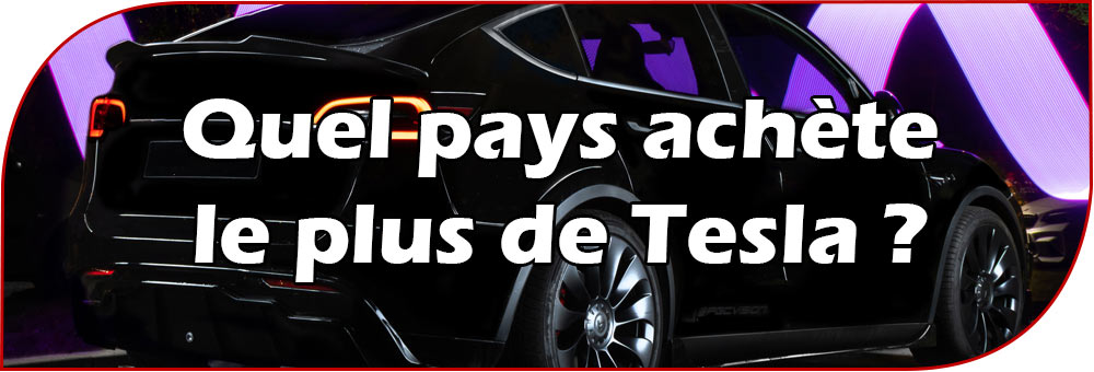 Quel pays a acheté le plus de Tesla ?