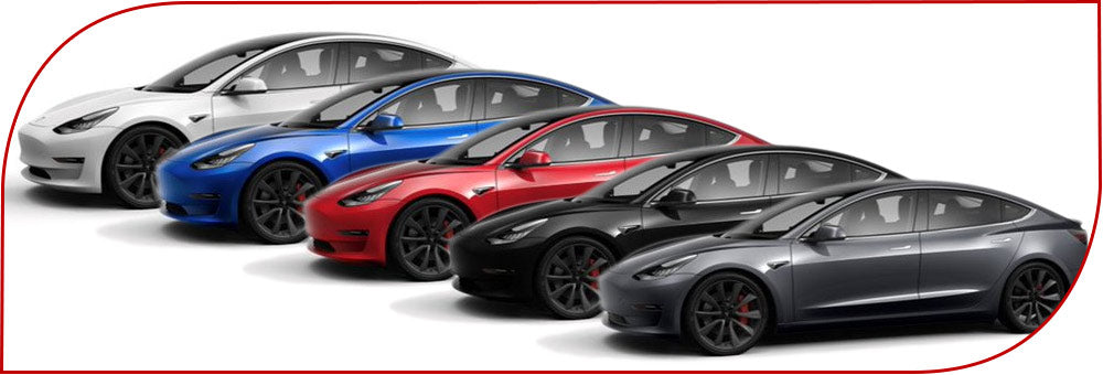 Quelle couleur pour Tesla Model 3 ?