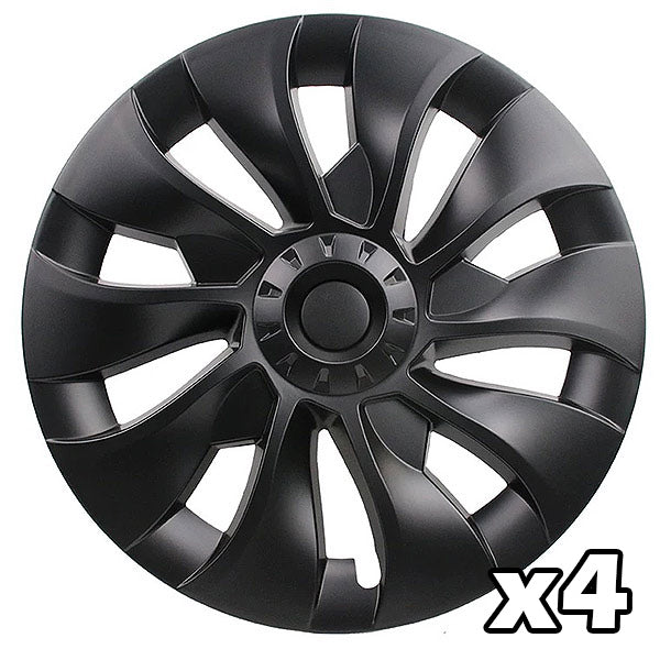 Accessoire Tesla 2024 Enjoliveurs Tesla Model 3 2024 Highland - Style Überturbine Noir Mat, 18 Pouces Tesla Model 3 Highland
