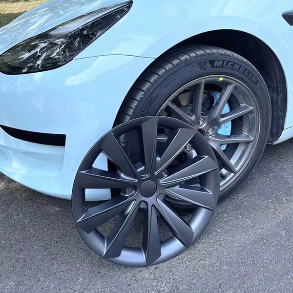 4 Pièces Enjoliveur De Voiture Pour Tesla Modèle 3 Highland 2024 Performance 18 Pouces Enjoliveur De Roue Remplacement Automobile Accessoires De Couverture De Jante Complète