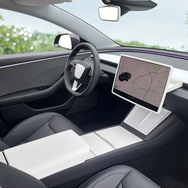 Console centrale polycarbonate<br> Tesla Model 3 2024 Highland