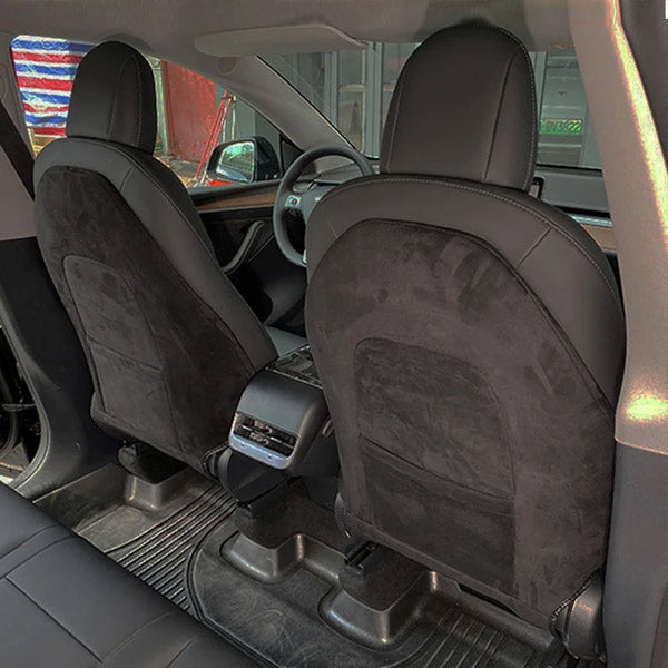 Coussin De Siège De Voiture Pour Tesla Model 3/Y/S/X - Housse En Cuir Avec Rembourrage Confort, Soulagement Du Dos - 3