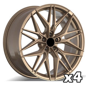 Jantes forgées Apex Gold<br> Tesla Model S - 3 - X - Y