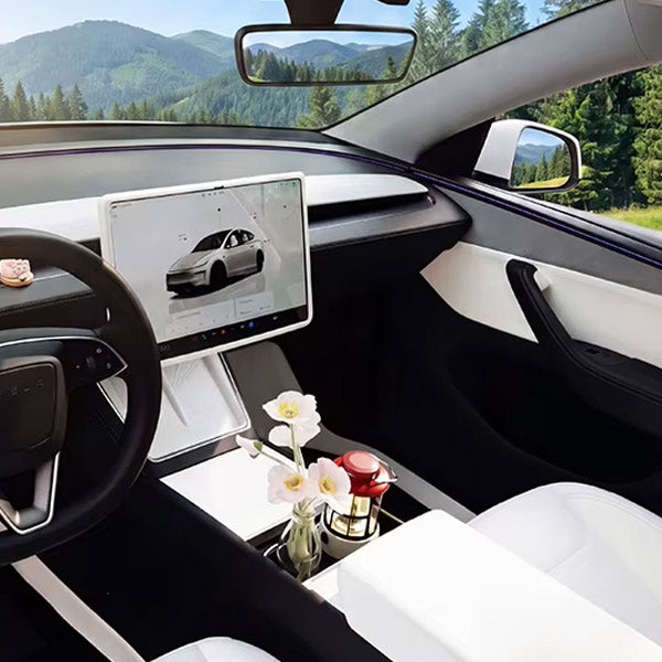 Carbon center console trim Tesla Model 3 - Y