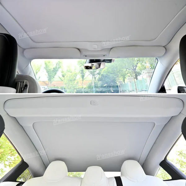 Sun visor panoramic roof<br> Tesla Model Y