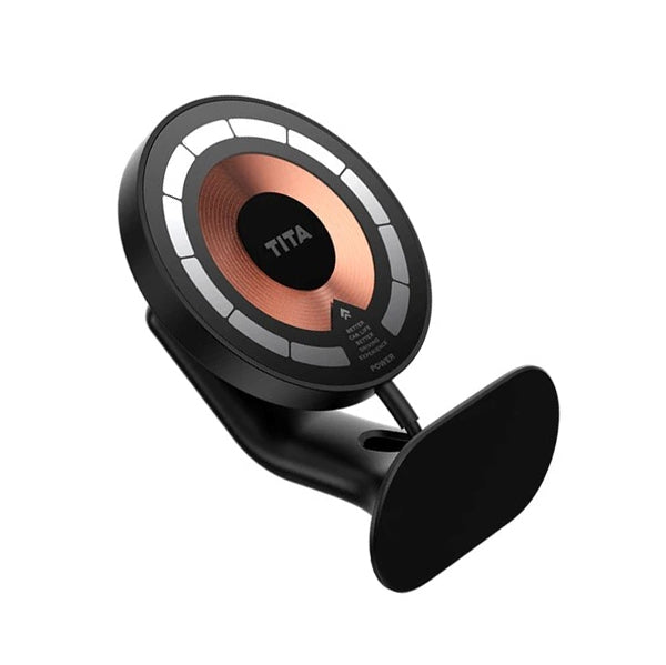 Support Téléphone Pour Tesla Model 3/Y - Fixation Sur Console Centrale - Design Ergonomique - Noir - Neuf