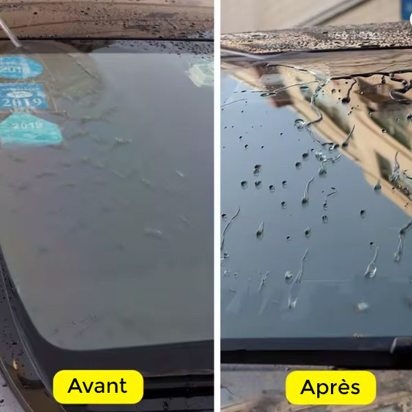 Traitement hydrophobe pare-brise<br> voiture