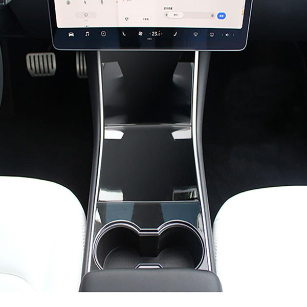 Accessoire Tesla Model 3 - Y<br> Covering console centrale transparent - Model Sport