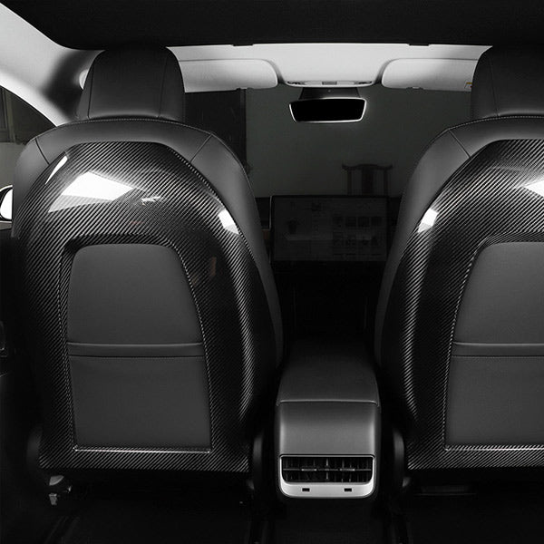 Dosseret de siège carbone<br> Tesla Model 3 - Y - Model Sport