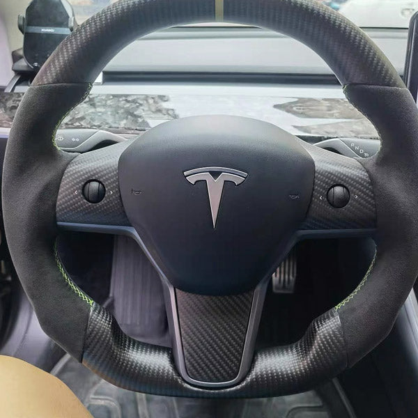 Insert volant Carbone Tesla Model 3