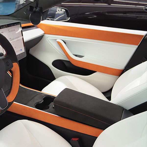 Habillage de panneau de porte Alcantara®<br> Tesla Model 3 - Model Sport