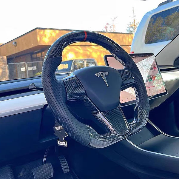Race<br> carbon steering wheel Tesla Model 3 - Y