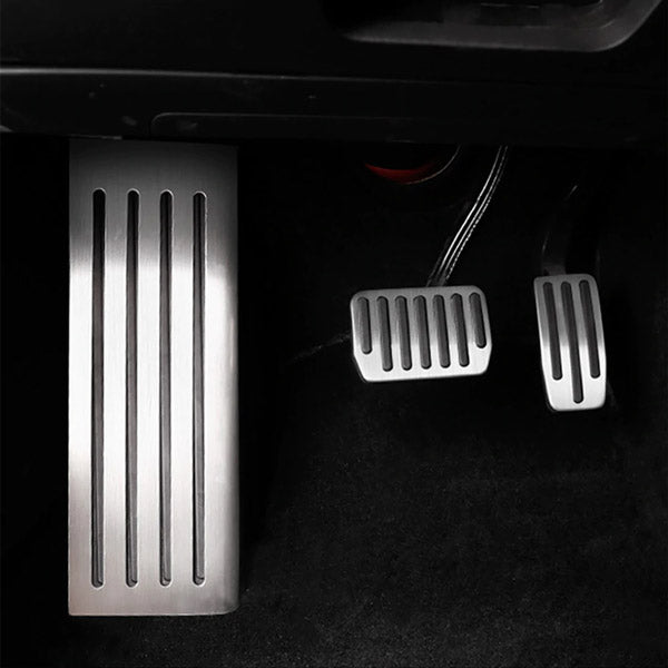 Accessoire Tesla Model 3 <br>Kit pédales en aluminium avec repose pied - Model Sport