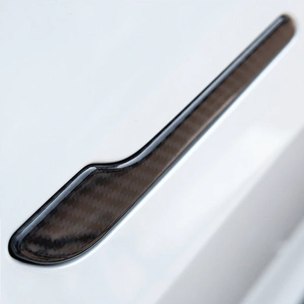 Accessoire Tesla Model 3 - Y <br> Poignée de porte carbone brillant - Model Sport