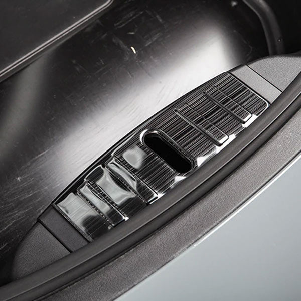 Accessoire Tesla Model 3<br> Protection coffre avant Inox<br> 3 finitions - Model Sport