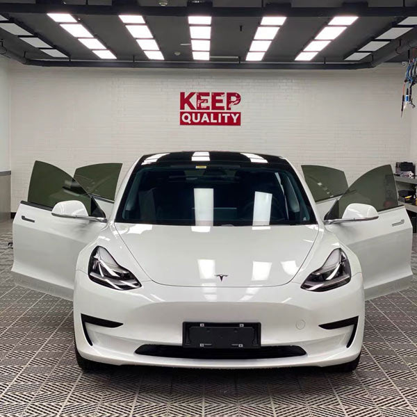 2024 Tesla Model 3 Precut Paint Protection Film PPF Kit- Full Front  (Refreshed Highland) - North Tints, Precut Window Tint