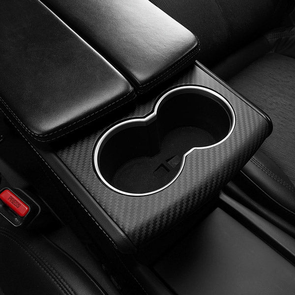 Porte gobelet carbone<br> Tesla Model S - X - Model Sport
