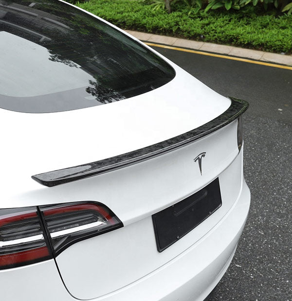 Spoiler Light carbone<br> Tesla Model 3 - Model Sport