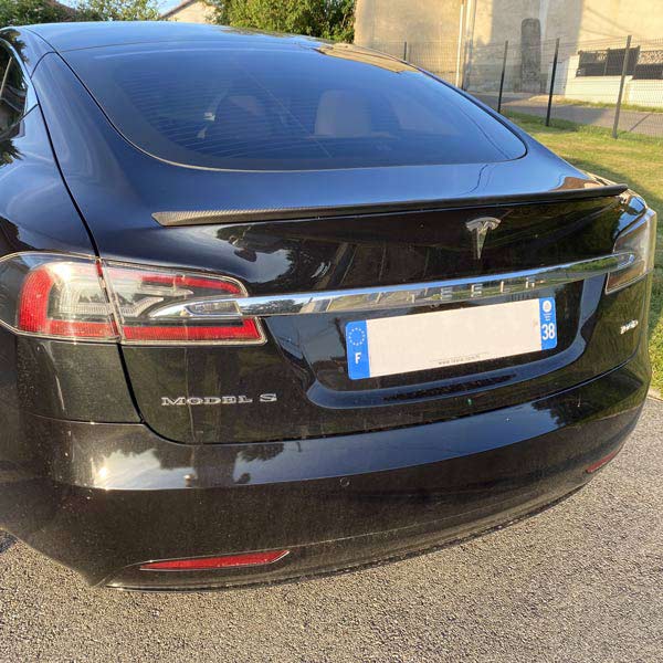 Spoiler Fight carbone<br> Tesla Model S - Model Sport